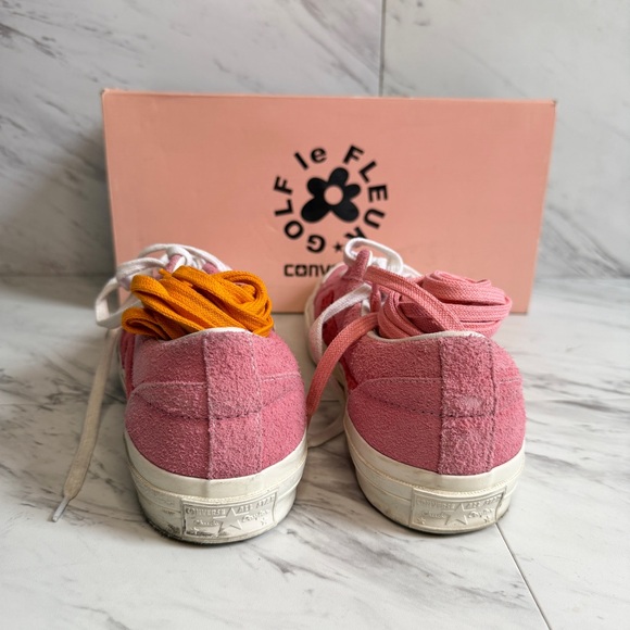 Converse One Star Ox Tyler the Creator Golf Le Fleur Pink Suede Sneakers SZ 10 - Picture 6 of 8